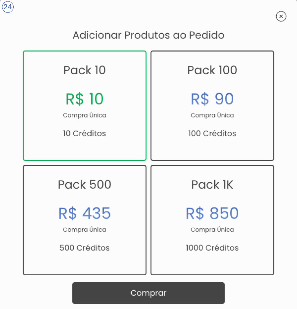 Imagem de adicionar produtos dentro do carrinho