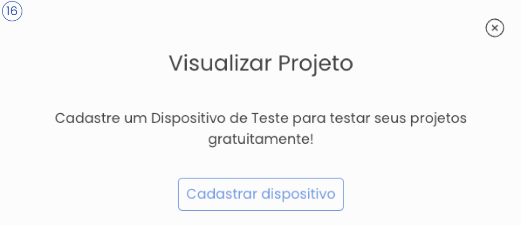 Imagem da opção de visualização de projeto